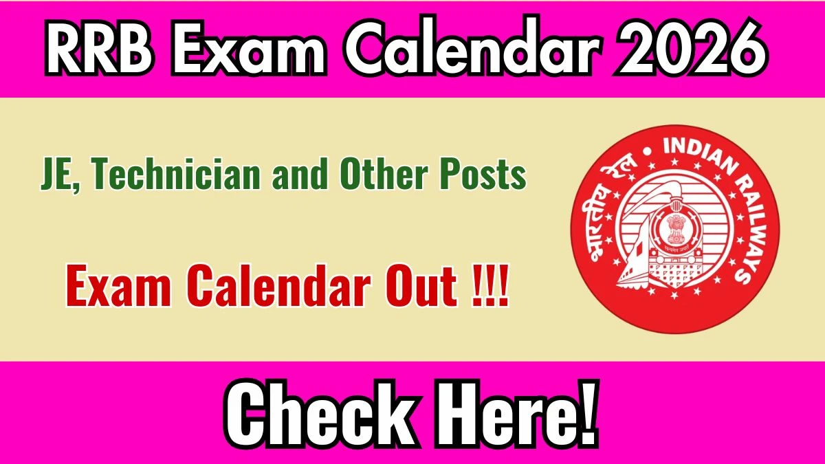 RRB Exam Calendar 2026-27 Released – Check Upcoming Railway Recruitment ...